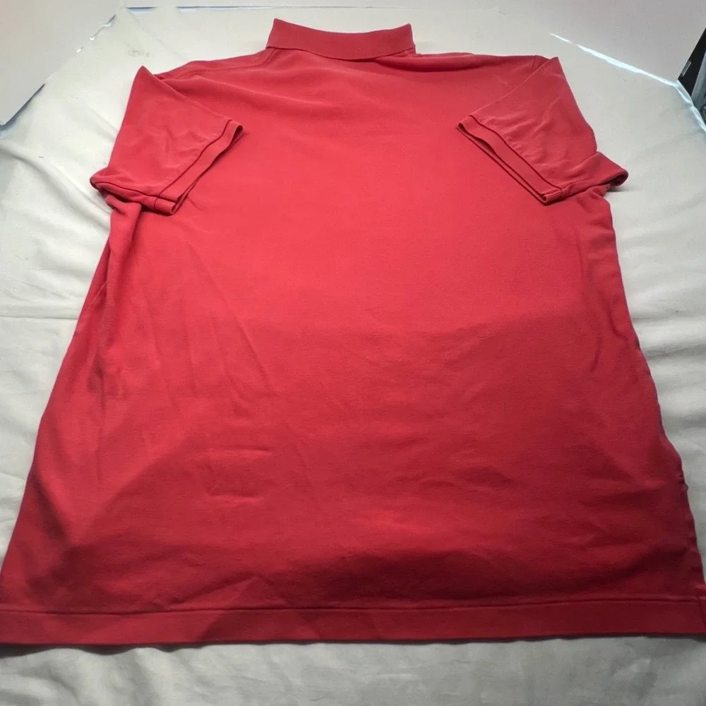 Polo Ralph Lauren Mens Coral Short Sleeve‎ Polo Shirt Embroidered Pony Logo XL